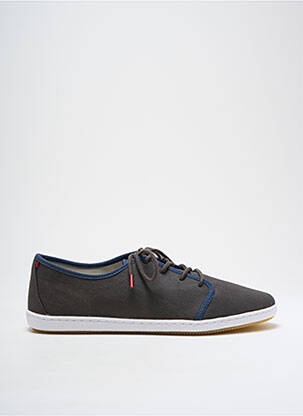 Baskets bout rond bout rond gris LAFEYT homme