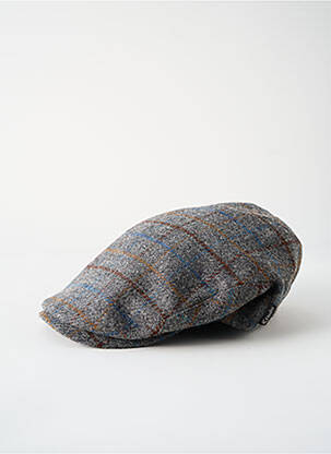Casquette imprimé carreaux gris DERBY SPORT homme