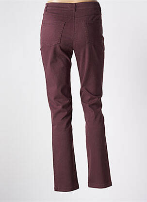 Pantalon slim poches marron ÉTYMOLOGIE femme