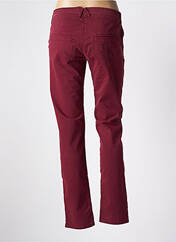 Pantalon chino rouge LE PETIT BAIGNEUR pour femme seconde vue