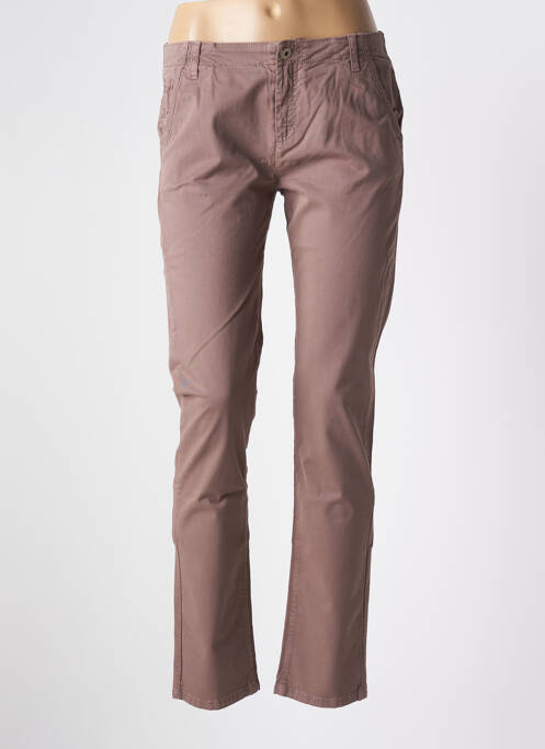 Pantalon chino beige LE PETIT BAIGNEUR pour femme