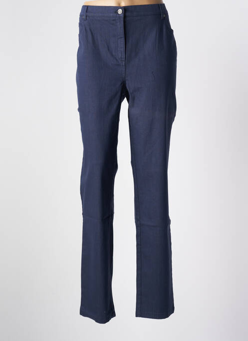 Pantalon droit bleu KARTING pour femme