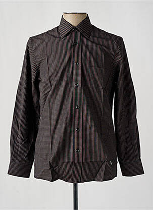 Chemise manches longues manches longues noir BERAC homme