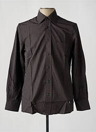 Chemise manches longues manches longues noir BERAC homme