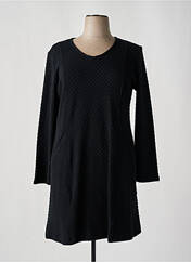 Robe mi-longue noir MASSANA pour femme seconde vue