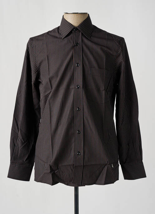 Chemise manches longues poches noir BERAC homme