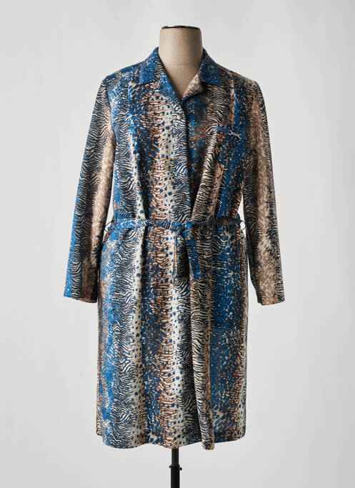 Robe mi-longue bleu GUY DUBOUIS pour femme