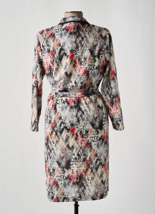 Robe mi-longue gris GUY DUBOUIS pour femme