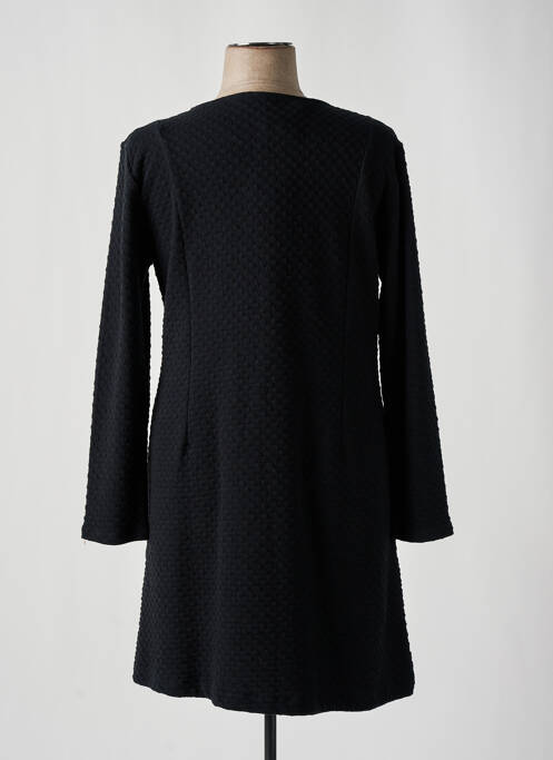 Robe mi-longue noir MASSANA femme