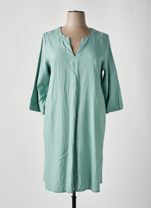 Robe mi-longue vert ÉTYMOLOGIE pour femme