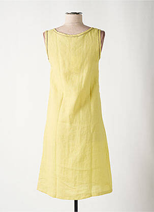 Robe mi-longue sans manche sans manche jaune ARMOR LUX femme