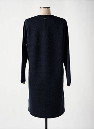 Robe courte manches longues manches longues bleu ÉTYMOLOGIE femme
