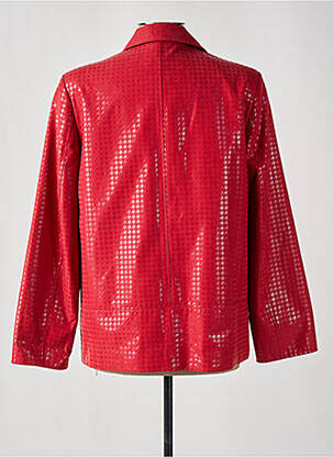 Veste casual epaulette rouge LE TEMPS D'HAVREY femme