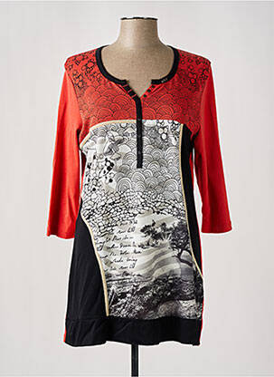 Robe courte orange BAGORAZ pour femme