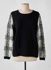 Sweat-shirt noir MASSANA pour femme seconde vue