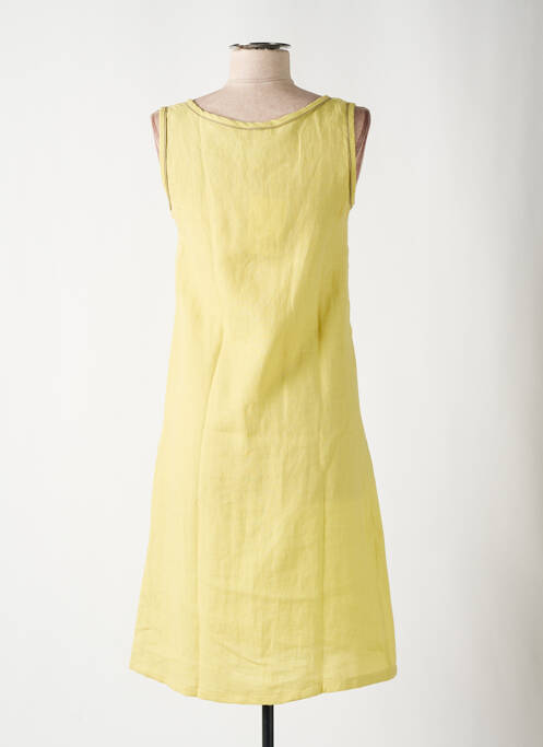 Robe mi-longue sans manche sans manche jaune ARMOR LUX femme