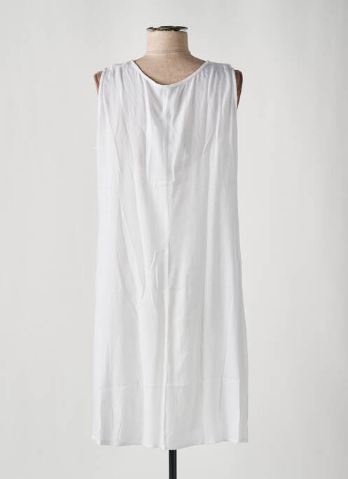Robe mi-longue blanc MASSANA pour femme