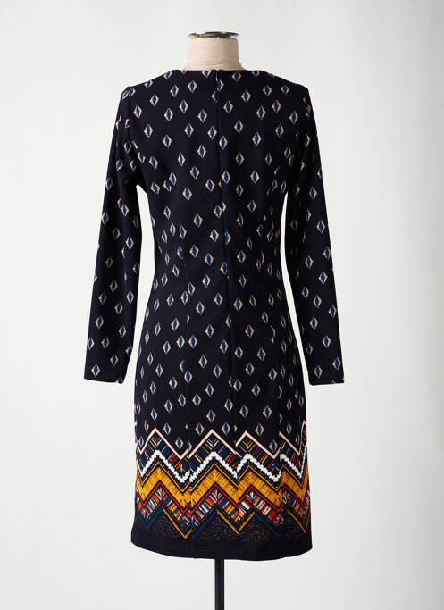 Robe mi-longue bleu IMPULSION pour femme