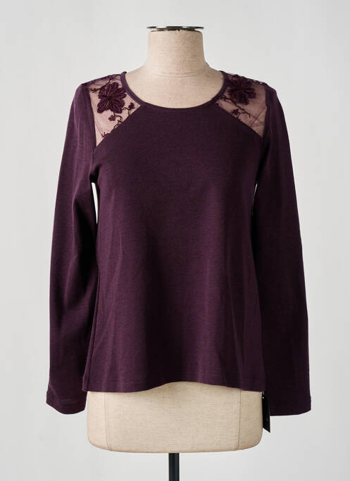 Top violet MORETTA pour femme