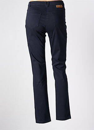 Pantalon slim taille haute taille haute bleu THALASSA femme