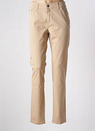 Jeans coupe slim stretch taille normale beige COWEST femme