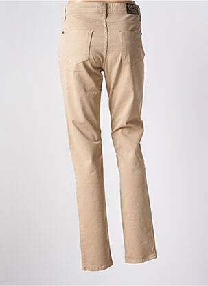 Jeans coupe slim stretch taille normale beige COWEST femme