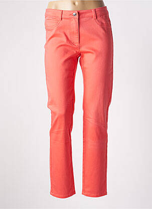 Jegging tissage popeline taille normale orange BARBARA LEBEK femme