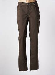 Jeans coupe slim marron GALLICE pour femme seconde vue