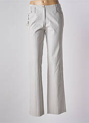 Pantalon flare gris CHRISMAS'S pour femme seconde vue