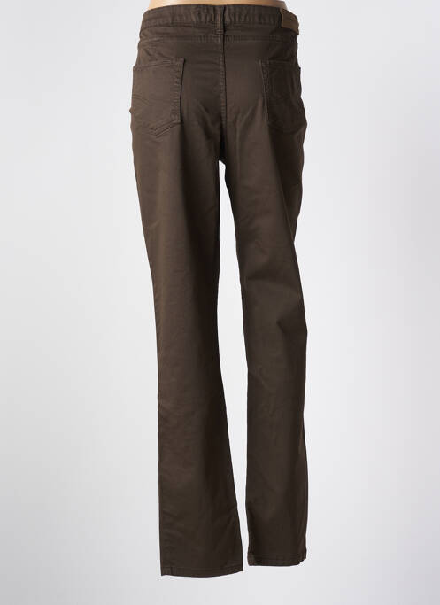 Jeans coupe slim marron GALLICE pour femme