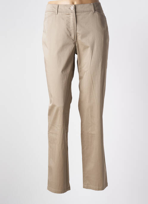 Pantalon chino beige BARBARA LEBEK pour femme