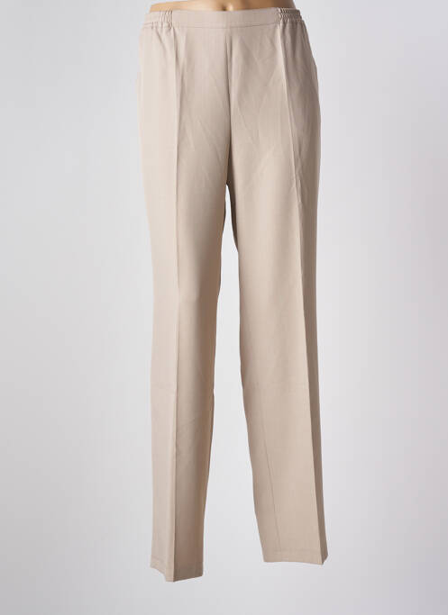 Pantalon droit beige LEBEK pour femme