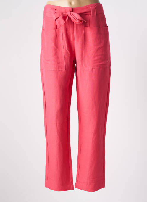 Pantalon droit rose ÉTYMOLOGIE pour femme