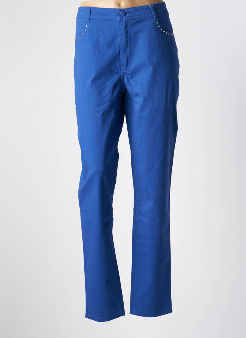 Pantalon slim bleu YOULINE pour femme