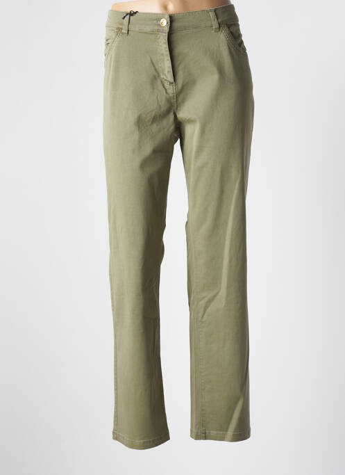 Pantalon slim vert ÉTYMOLOGIE pour femme