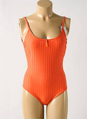 Maillot de bain 1 pièce orange CHERRY BEACH pour femme seconde vue