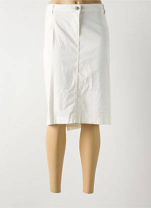 Jupe mi-longue stretch beige BARBARA LEBEK femme