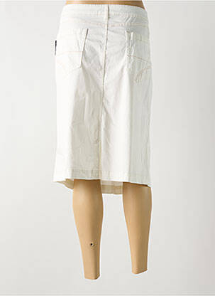 Jupe mi-longue stretch beige BARBARA LEBEK femme