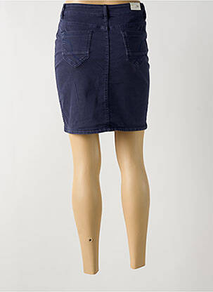 Jupe courte poches bleu ONADO femme