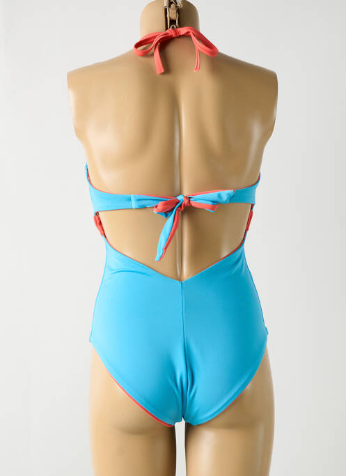 Maillot de bain 1 pièce bleu SLOGGI pour femme