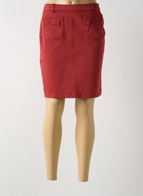 Jupe courte poches orange THALASSA femme