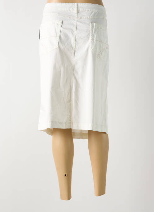 Jupe mi-longue beige BARBARA LEBEK pour femme