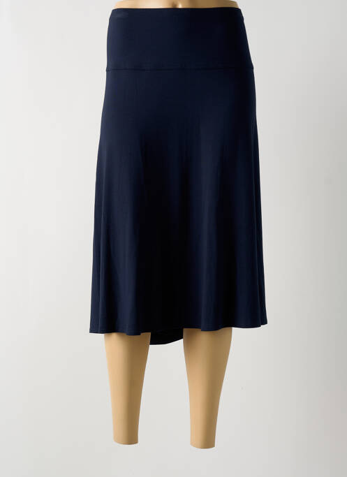 Jupe mi-longue bleu BARBARA LEBEK pour femme