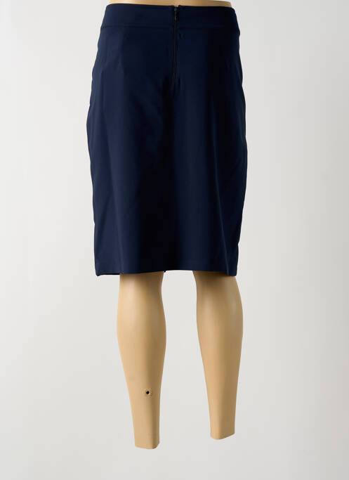 Jupe mi-longue bleu THALASSA pour femme