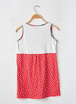 Chemise de nuit col rond rouge MASSANA fille