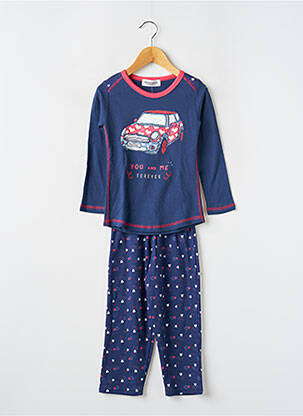 Pyjama imprimé fantaisie bleu MASSANA fille
