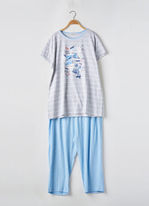 Pyjama bleu MASSANA pour femme