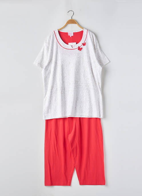 Pyjama rouge ROSE POMME pour femme