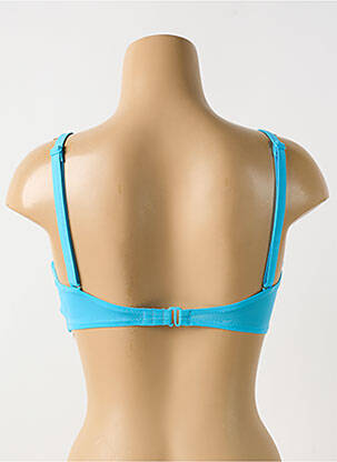 Haut de maillot de bain haut soutien-gorge moulé haut soutien-gorge moulé bleu SLOGGI femme