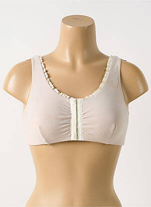 Soutien-gorge fermeture agrafe brassieres beige COEUR DE LYS femme